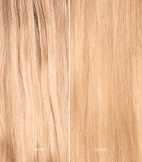 Antes y Después de utilizar el Tratamiento Nature-Plex en el cabello claro