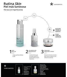 Rutina diaria facial para piel luminosa