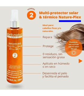 Características del Protector Solar Nature-Plex Nº2