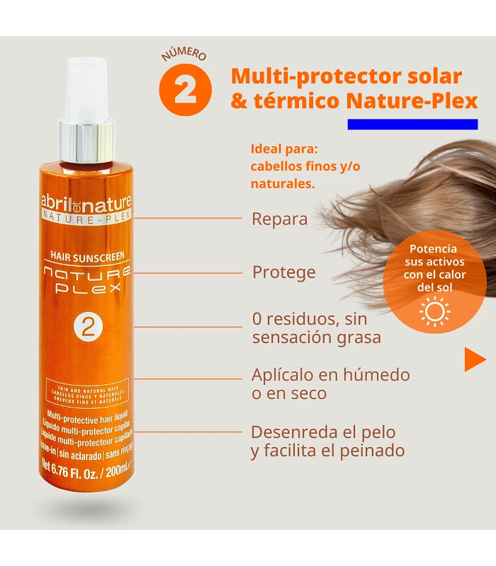 Características del Protector Solar Nature-Plex Nº2