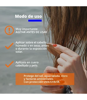 Modo de uso del protector solar Nature-Plex Nº2