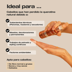 MiniPack Keratin, restoring and regenerating with Keratin boost