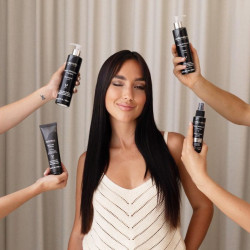 Molecular Therapy Leave-In Serum. Restores and fills in the hair fibers.