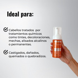Nature-Plex Total Repair Hair Mousse. Stops hair breakage.