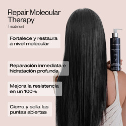 Mascarilla reparadora Molecular Therapy nutre y recupera la fibra capilar