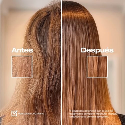 antes y despues tratamiento molecular therapy