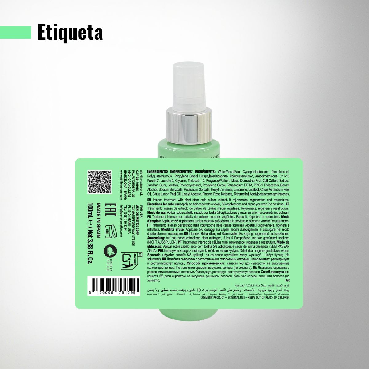 Serum for split ends Cell Innove - abril et nature
